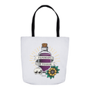 Feminism is Poison Purple | Tote Bag