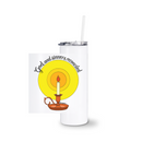 God and Sinners Reconciled | White Tumbler With Straw
