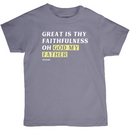 Great Is Thy Faithfulness Oh God My Father | Youth T-shirt